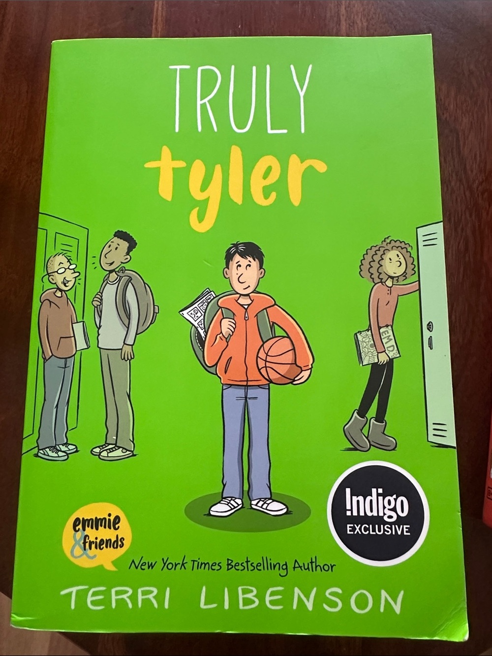Terri Libenson Truly Tyler Kids Book - Green Cover